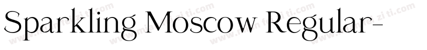 Sparkling Moscow Regular字体转换